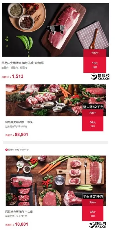 网易猪肉今日首发竞拍：一头8万8 丁磊亲自推荐！