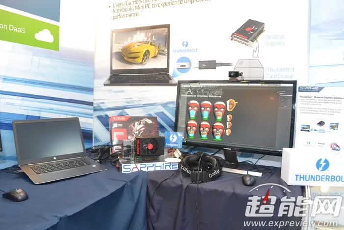 蓝宝石Computex 2016展区快览：这年头显卡厂商都喜欢VR