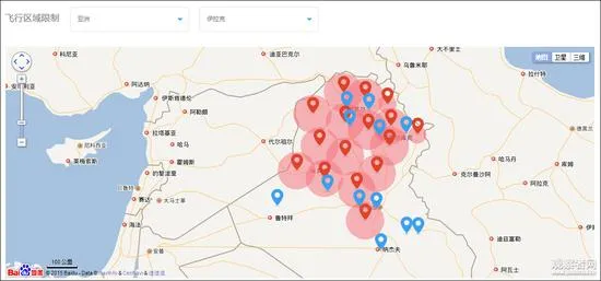 中国大疆无人机在叙利亚伊拉克部分地区设立禁飞区