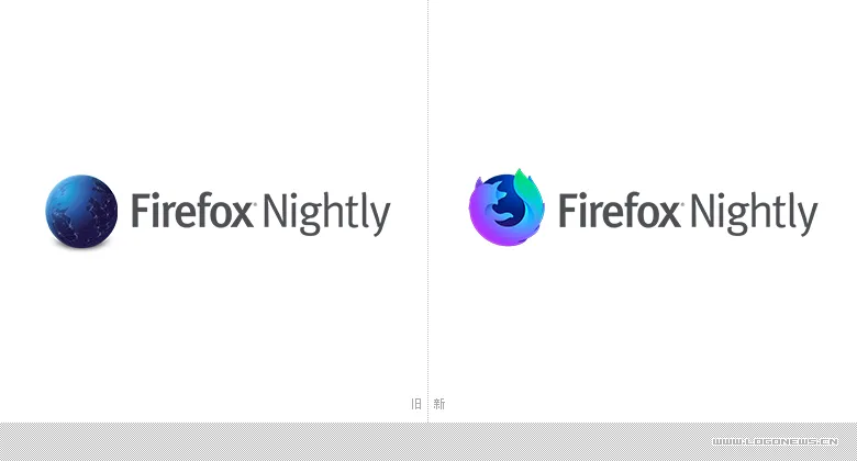 Firefox Nightly版本开始更换新Logo