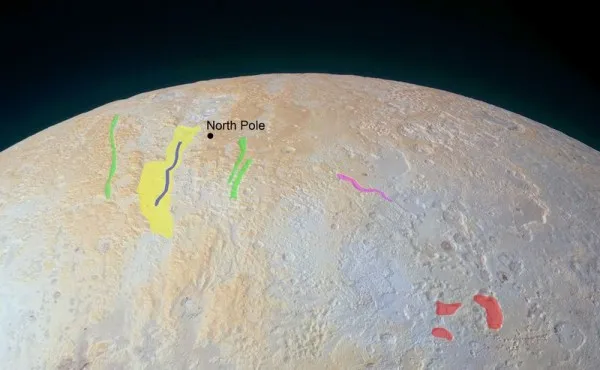 [图]NASA公布冥王星极地照：充满冰冻峡谷、山谷和深坑