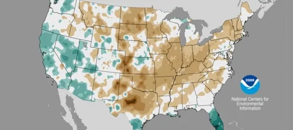 NOAA：美国境内旱情受极端天气影响大幅减缓