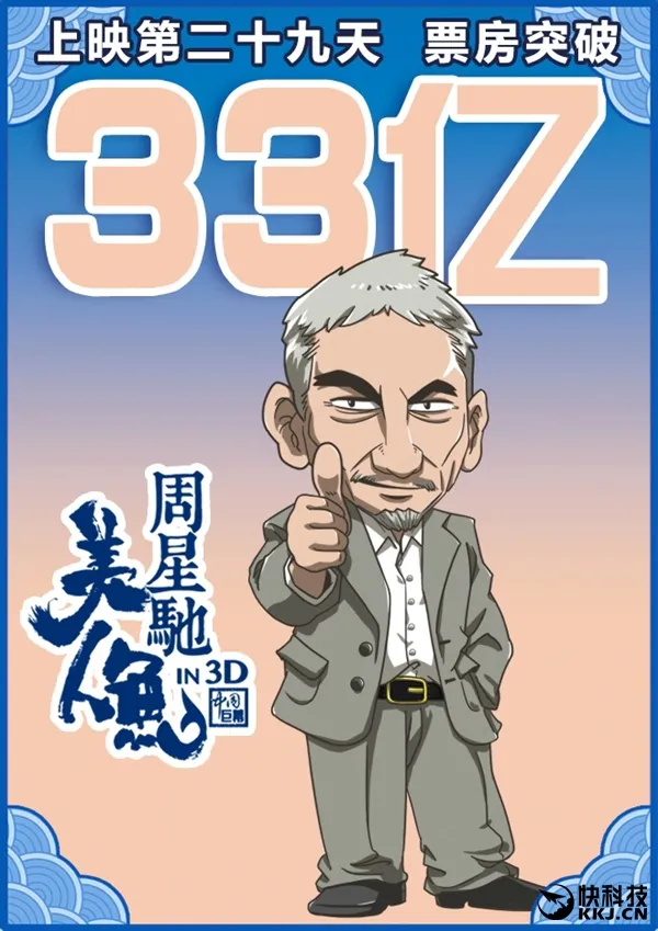 票房收割机！《美人鱼》疯狂吸金33亿