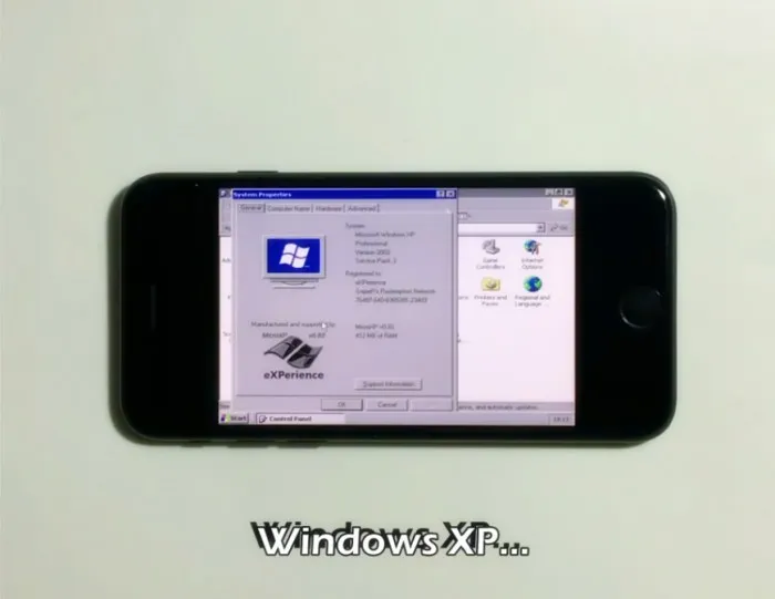 又一次卖弄情怀 Windows XP偶遇iPhone 7