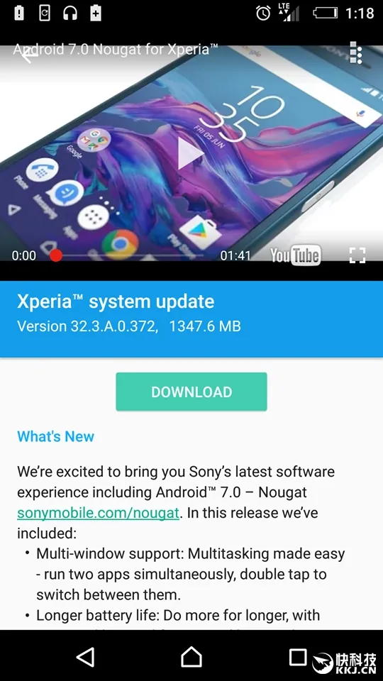 索尼Xperia Z3+开升安卓7.0：国行痛哭