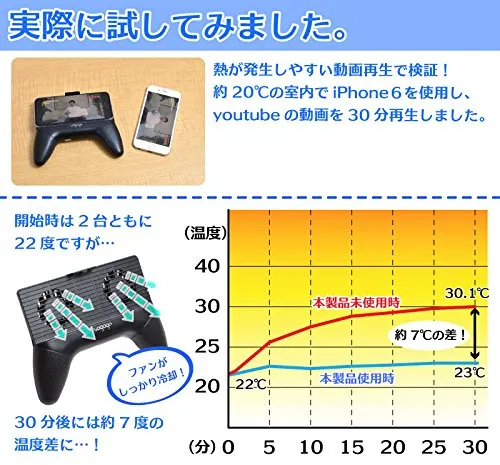 玩大作手机就发烫？试试这款风冷游戏手柄