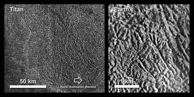 怪异气候导致土卫六形成类似地球的“迷宫地形”