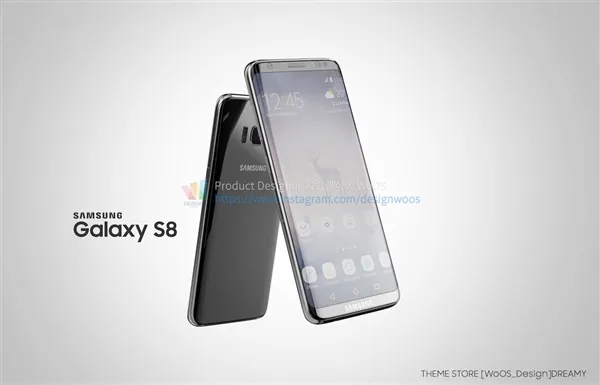 Galaxy S8批量渲染图：红蓝绿灰齐亮相