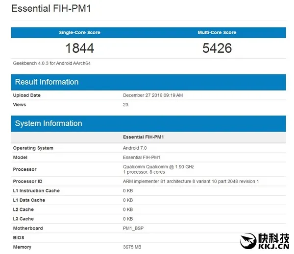 骁龙835 GeekBench跑分曝光：8核力压821、内存狂野