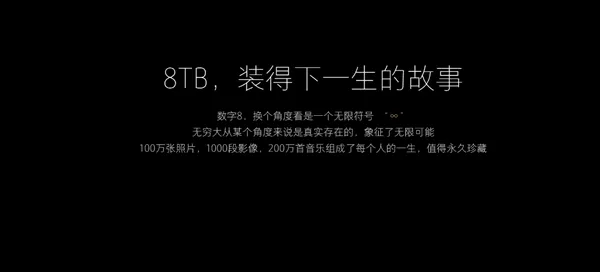 装得下一生的故事 小米路由器HD 8TB限量版发布