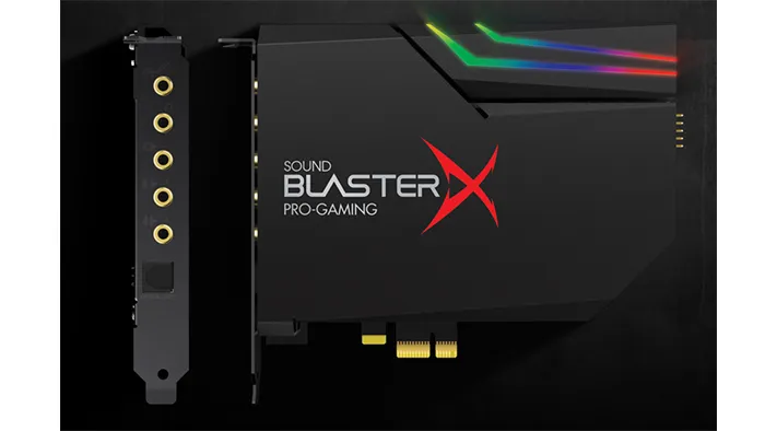 RGB灯攻陷PCI-E声卡，创新推出Sound BlasterX AE-5游戏声卡