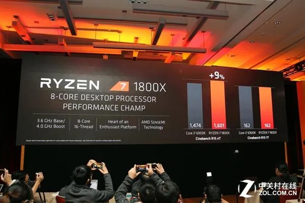 摆脱农企之名！AMD Ryzen终于君子报仇Intel