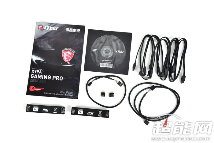 七彩灯光闪耀，微星X99A GAMING PRO CARBON主板图赏