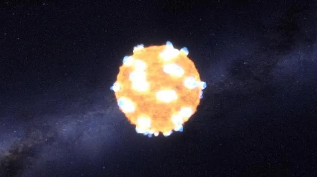 人类首次捕捉到12亿光年外超新星爆炸冲击波