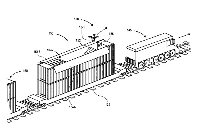 亚马逊“新货柜曝光 火车上也能建无人机站？