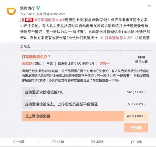 网约车遇险先求助亲友还是先报警？滴滴也犯难