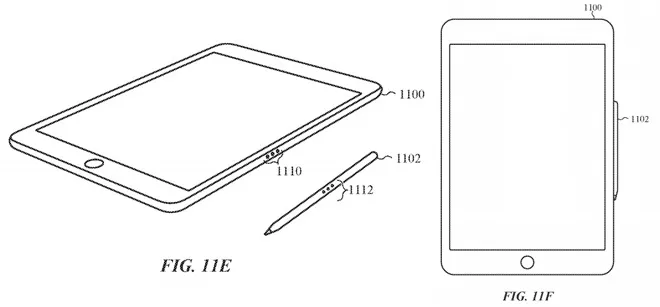 专利显示苹果欲将Apple Pencil吸在iPad Pro的侧边