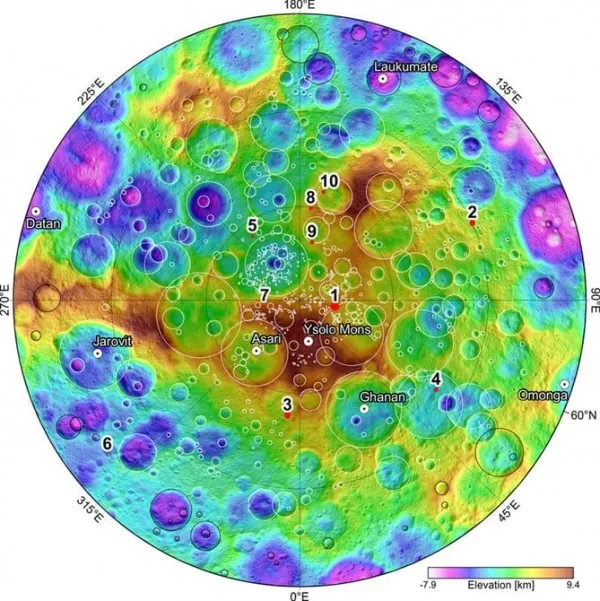 谷神星极地有冰 科学家称或冰冻外星生命