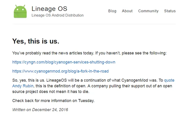 CyanogenMod倒下了 但开源精神永远不死