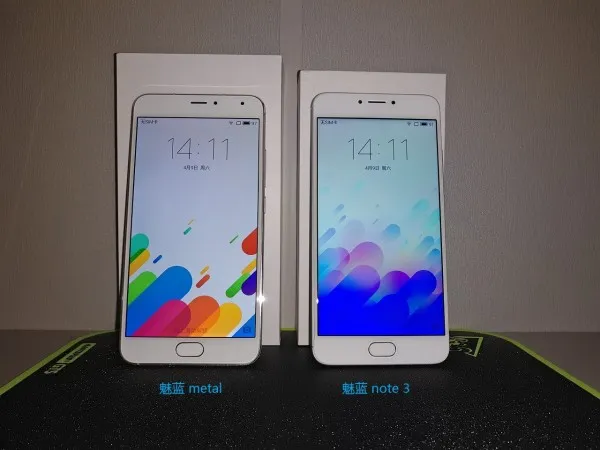 [图+视频]魅蓝note3开箱跑分及与魅蓝metal简单对比