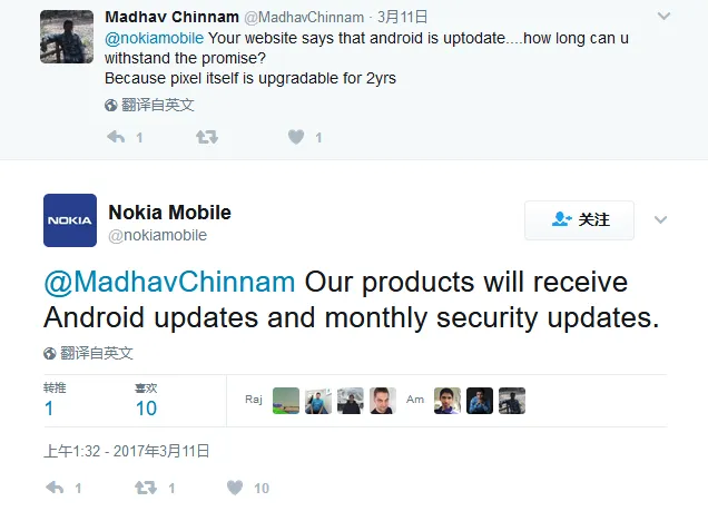 诺基亚确认：Nokia 3/5/6将会获得“月度”安全更新