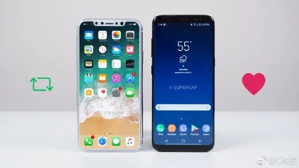 iPhone 8与S8亮屏对比 三星甘拜下风？