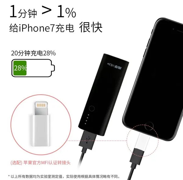 颜值爆表！南孚发布雅黑版晓加iPhone充电宝