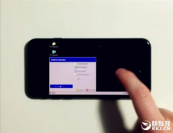 大神让iPhone 7运行Windows XP：这流畅度醉了