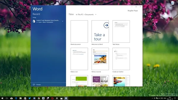 Office回归毛玻璃特效 Windows 10致敬Windows 7