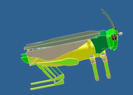 这个机器人像蝗虫 但跳得比它高