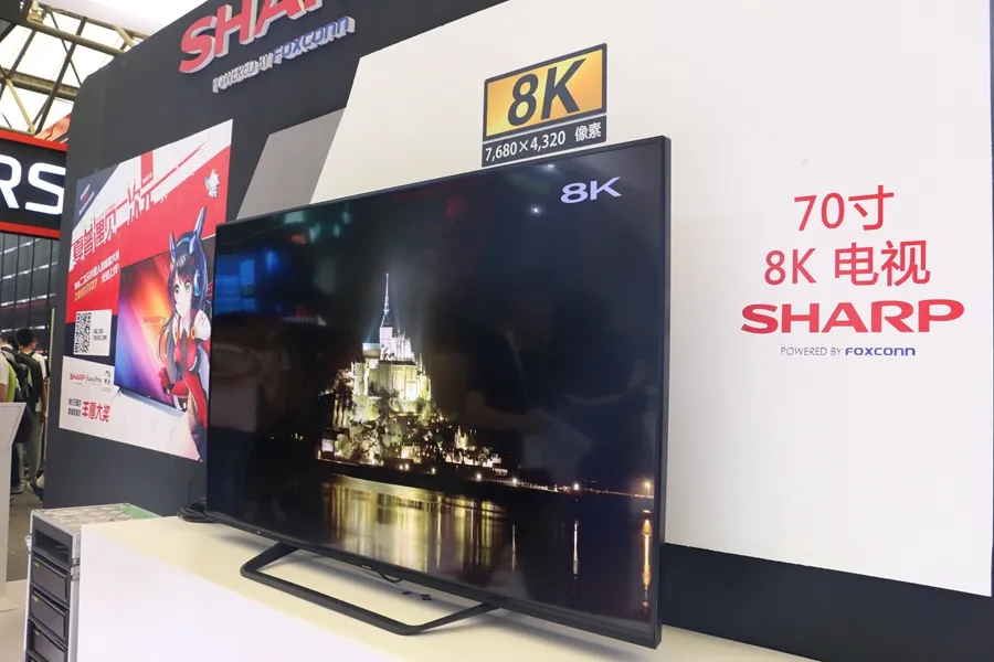 普及有望？夏普在China Joy2017上展出8K屏幕电视