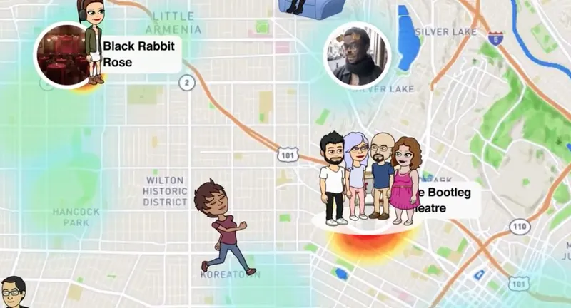 Snap上线位置分享功能Snap Map，期待线下连接带来新的社交粘性