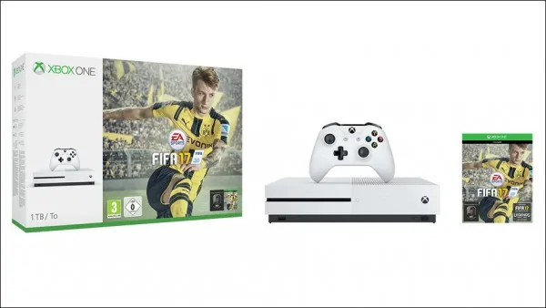 低至199英镑：《FIFA17》Xbox One S 500GB同捆装促销