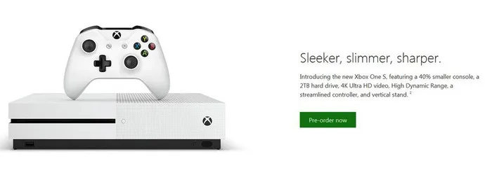 Xbox One S长成这样子，对密集恐惧症玩家不大友好