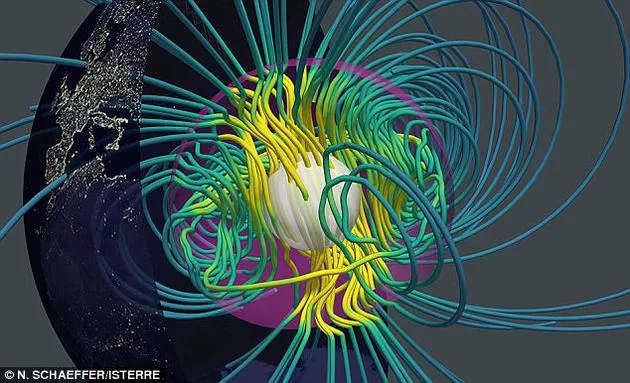 最新模拟实验揭晓地球磁场真实模样：“湍流”内核