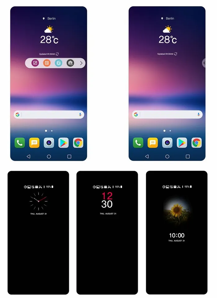 LG V30新特性曝光：浮动栏、AOD和无线充电