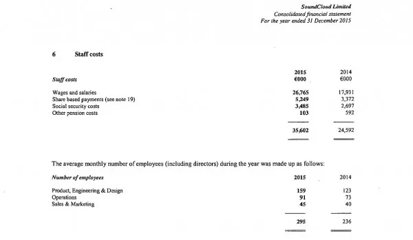 音频分享软件SOUNDCLOUD年内将耗光现金 15财年亏损5100万欧元