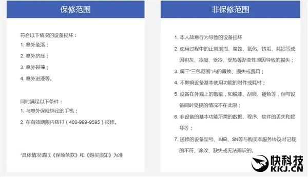 小米Note 2/MIX意外险开卖：249元管一年