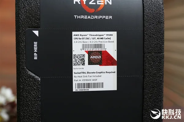 AMD Ryzen ThreadRipper开箱图赏：12核、16核大开眼界