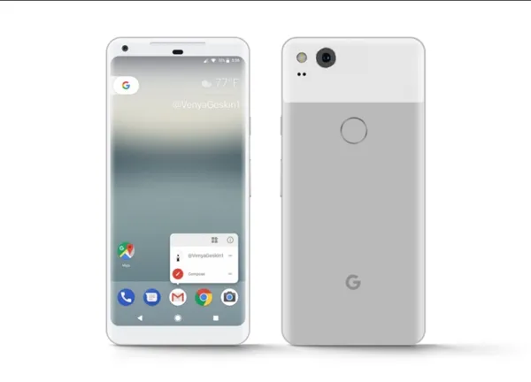 谷歌Pixel 2更多细节曝光：三星S8、HTC U11合体