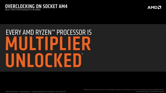 AMD Ryzen超频的那点事：X系列OC性能更好，无标配散热器