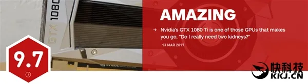 GTX 1080 Ti最具参考评测：IGN评分9.7 卖肾也买