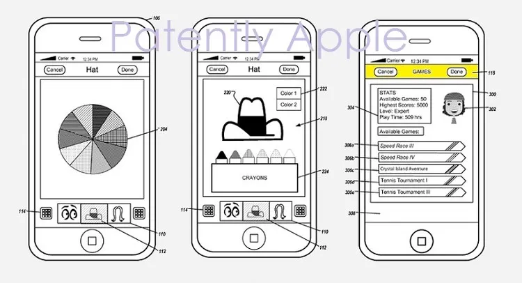苹果新专利显示：可能要做一款和任天堂Mii一样的社交游戏