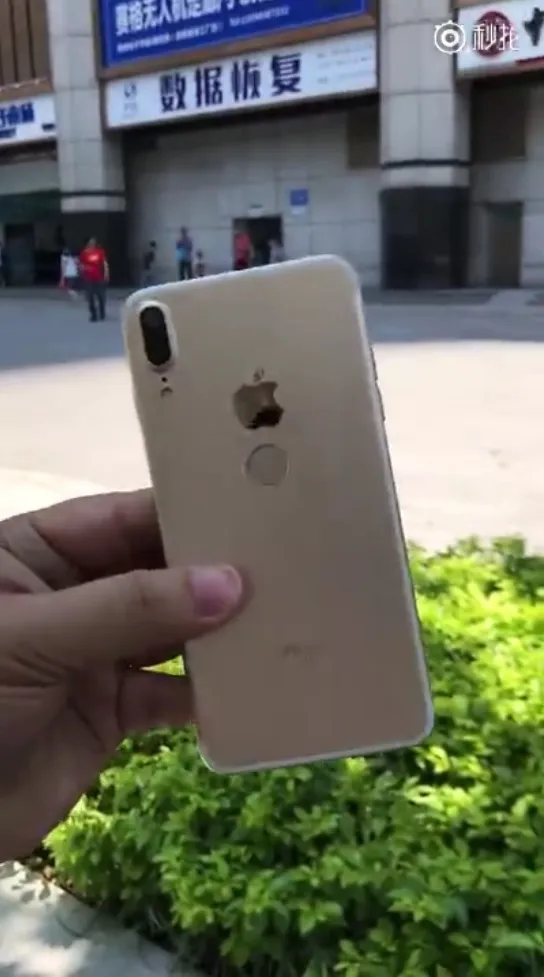 国产iPhone 8真机上手视频曝光：背部指纹