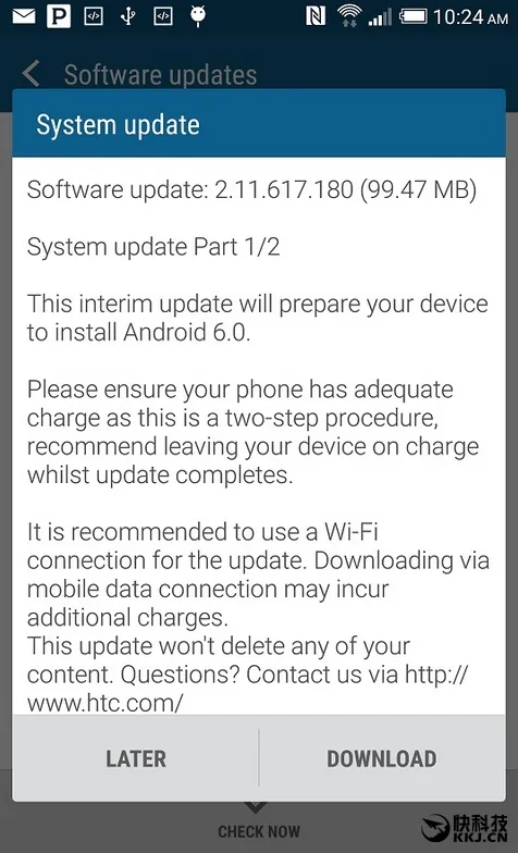 HTC干得漂亮！非亲生手机第一个升安卓6.0