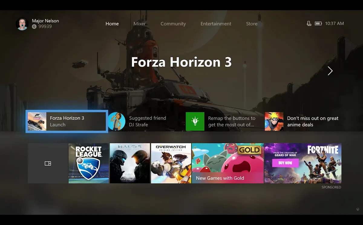 下一代Xbox One更新抢先看：Fluent界面大更新 已推送预览版