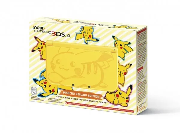 任天堂推出皮卡丘黄色特别版new 3DS XL