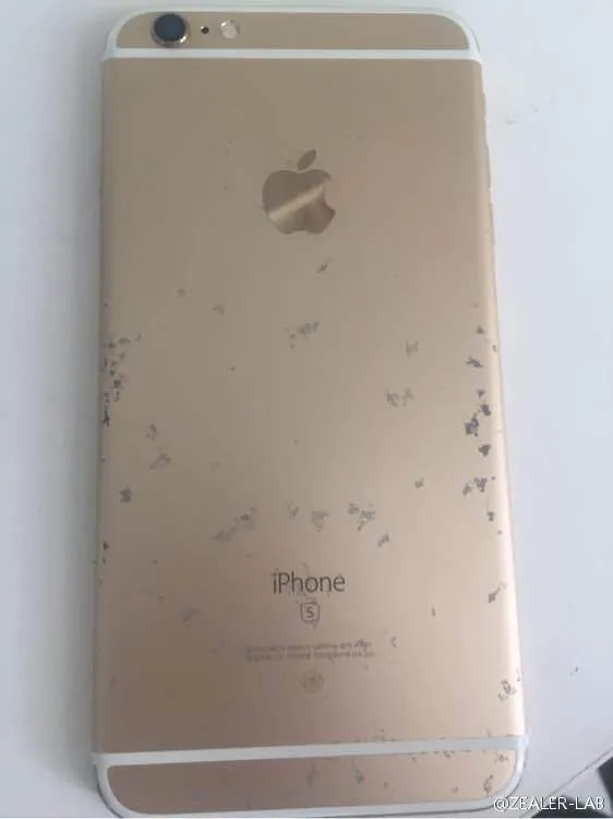 [图]不忍直视：玫瑰金iPhone 6S氧化变“蕾丝”