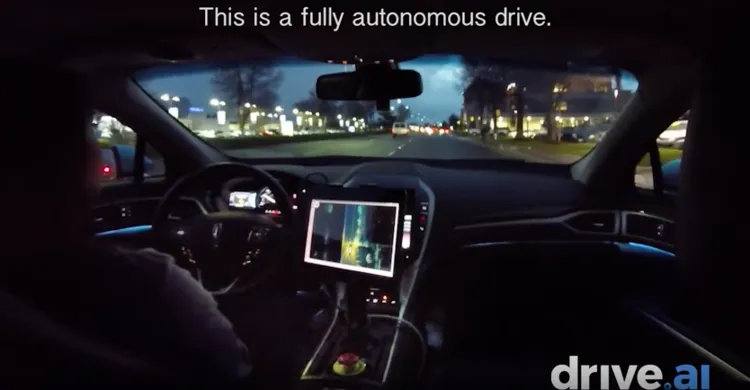 Drive.ai在山景城挑战了自动驾驶的几大难题：雨夜、信号灯故障…