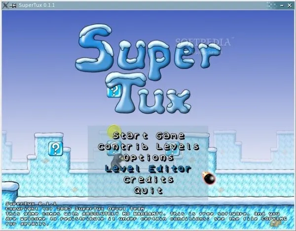 Linux吉祥物踩蘑菇 类《超级马里奥兄弟》游戏SuperTux 0.5.0版发布